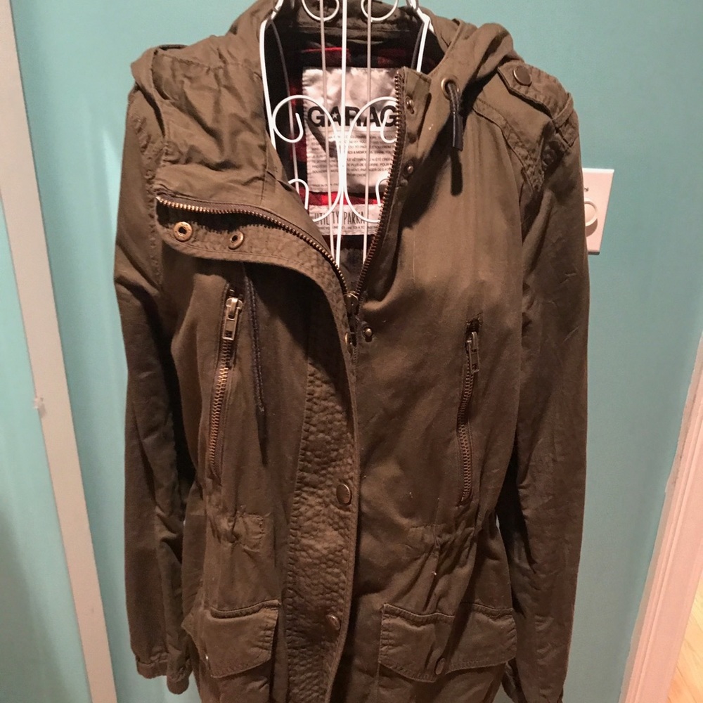 Cargo Jacket- Army Green